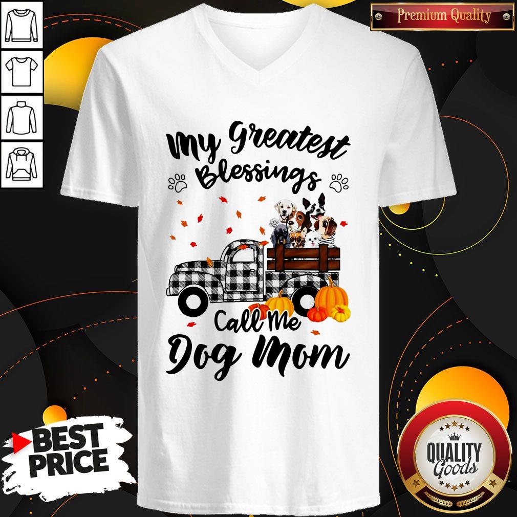 Cute My Greatest Blessings Call Me Dogs Mom Halloween Shirt