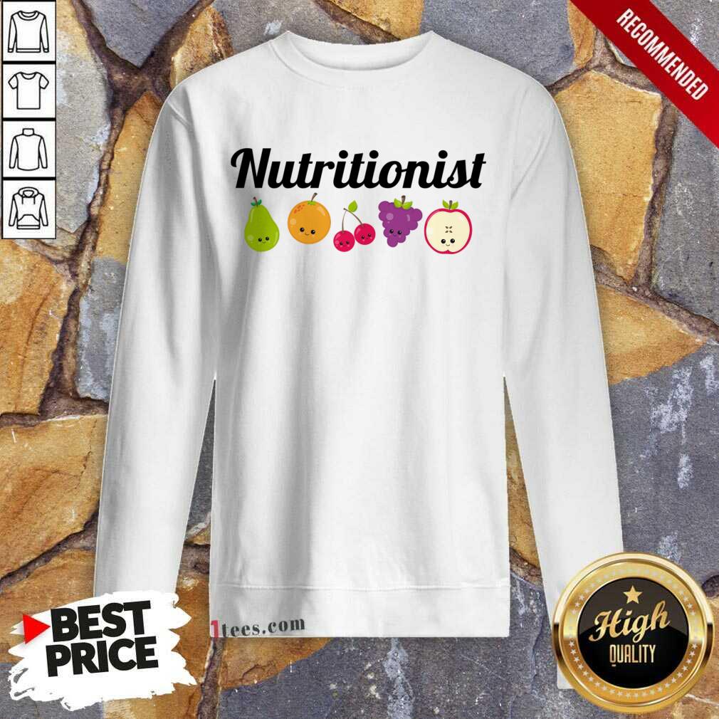 Cute Nutritionist Nutrition Funny Fruit Gift T-Shirt