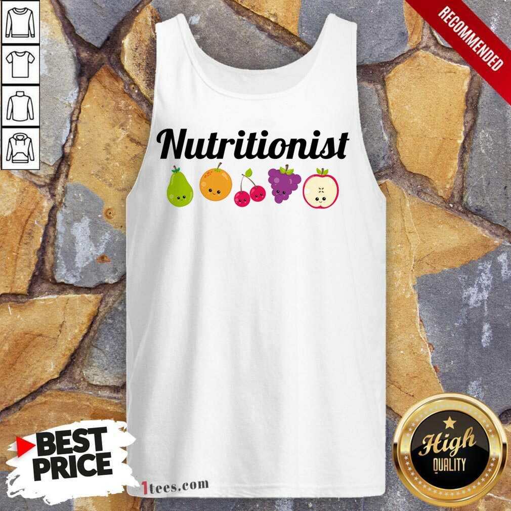 Cute Nutritionist Nutrition Funny Fruit Gift T-Shirt