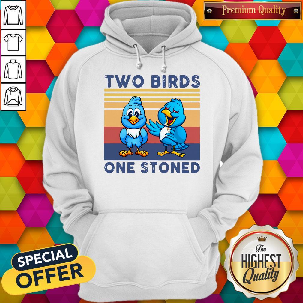 Cute Two Birds One Stoned Vintage Shirt
