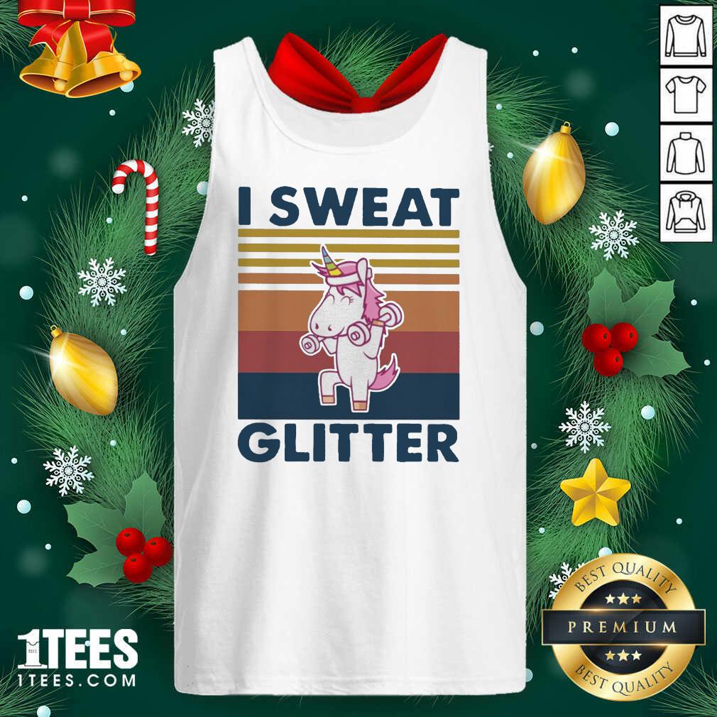 Cute Unicorn I Sweat Glitter Vintage Shirt