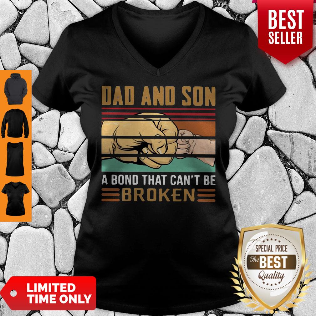 Dad And Son A Bond That Can't Be Broken Vintage Shirt