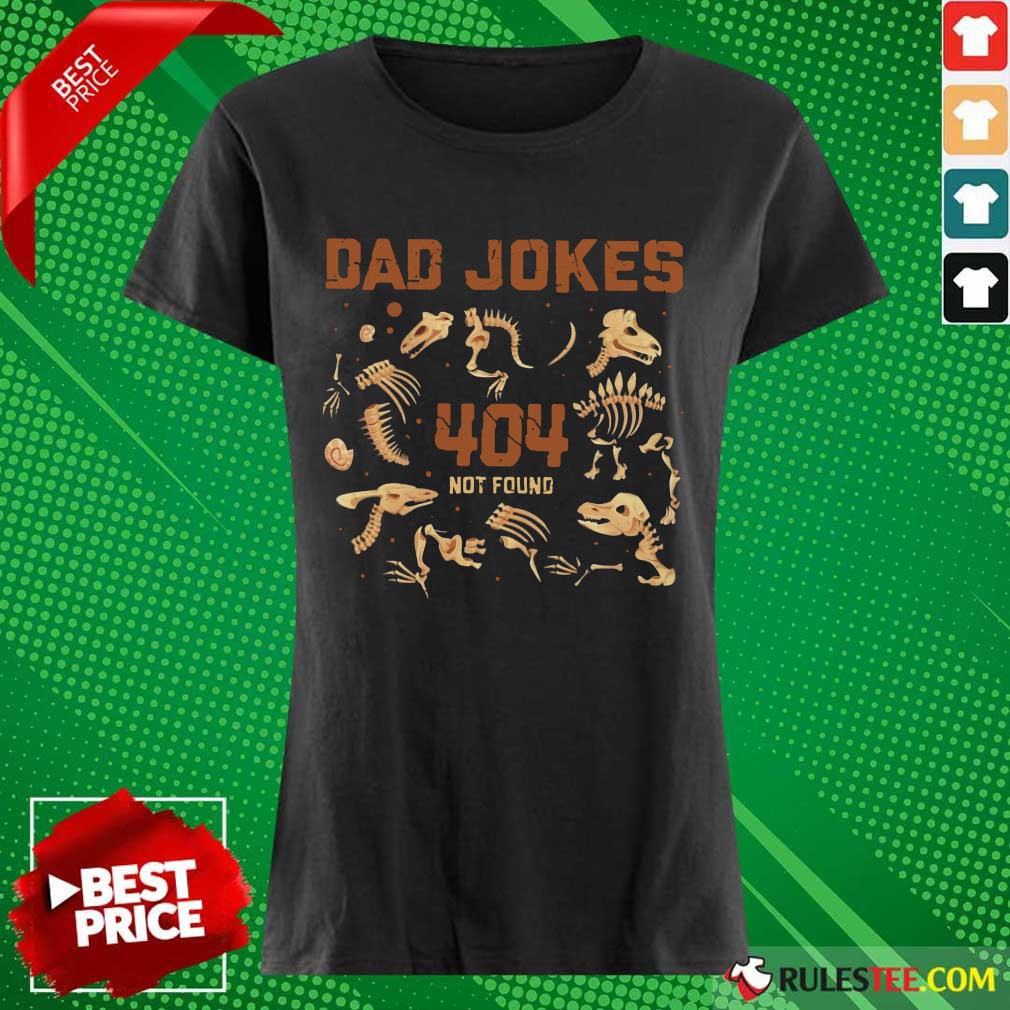Dad Jokes 404 Not Found Shirt