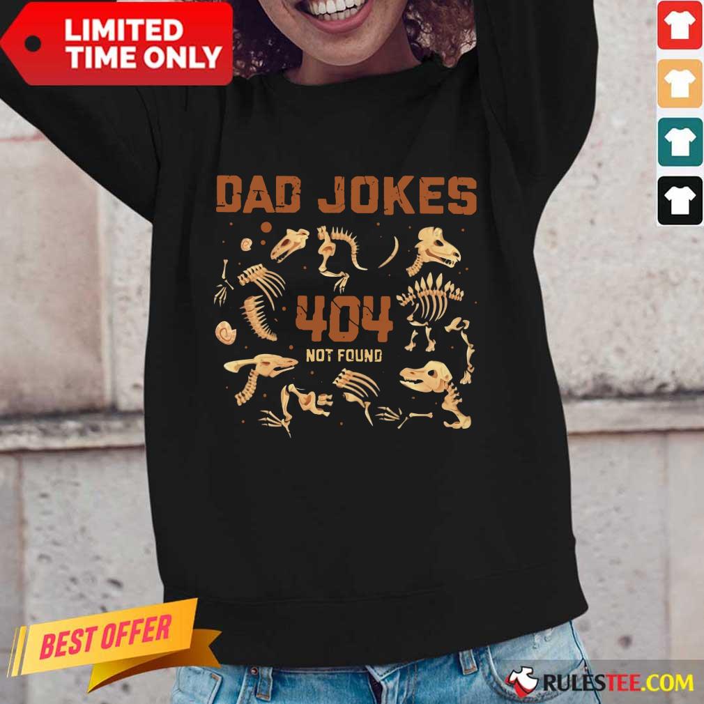 Dad Jokes 404 Not Found Shirt