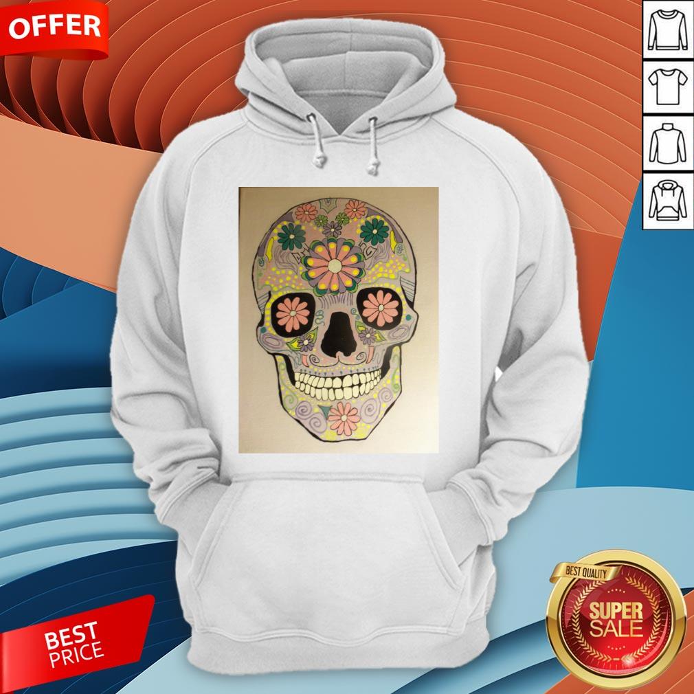 Day Of The Dead Sugar Skull Flower Heaven Shirt