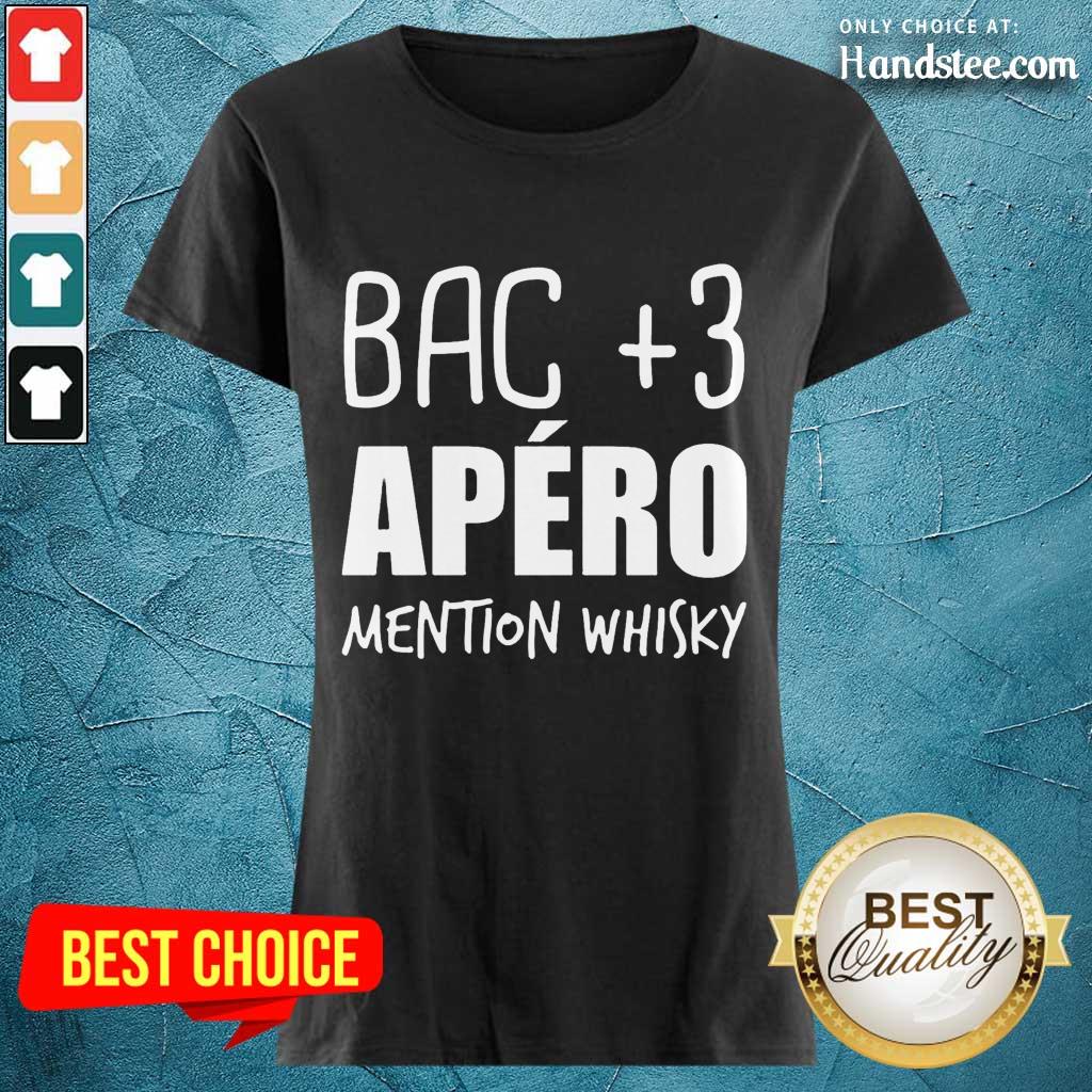 Delighted Bac 3 Apéro Mention Whisky Shirt