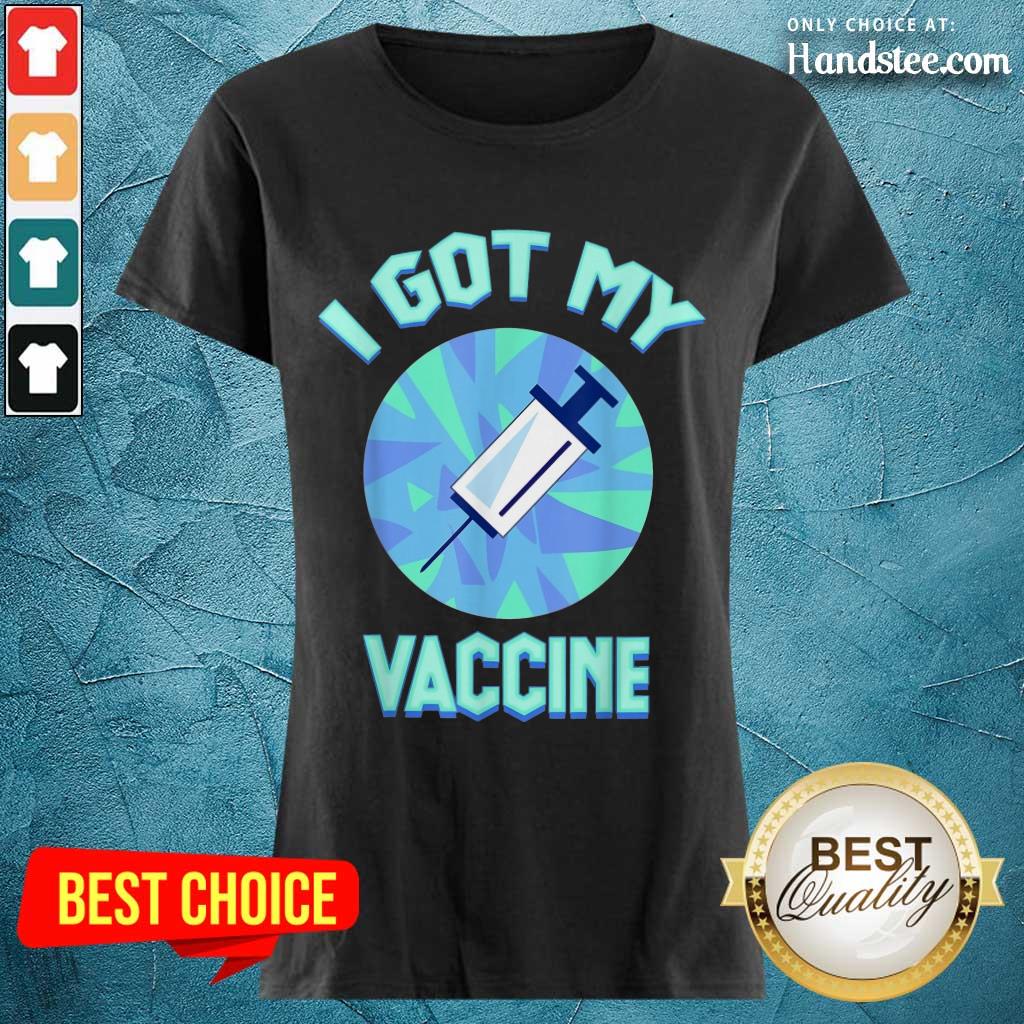 Delighted I Got My Vaccine Terrific Shirt
