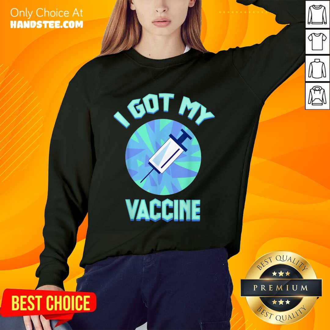 Delighted I Got My Vaccine Terrific Shirt