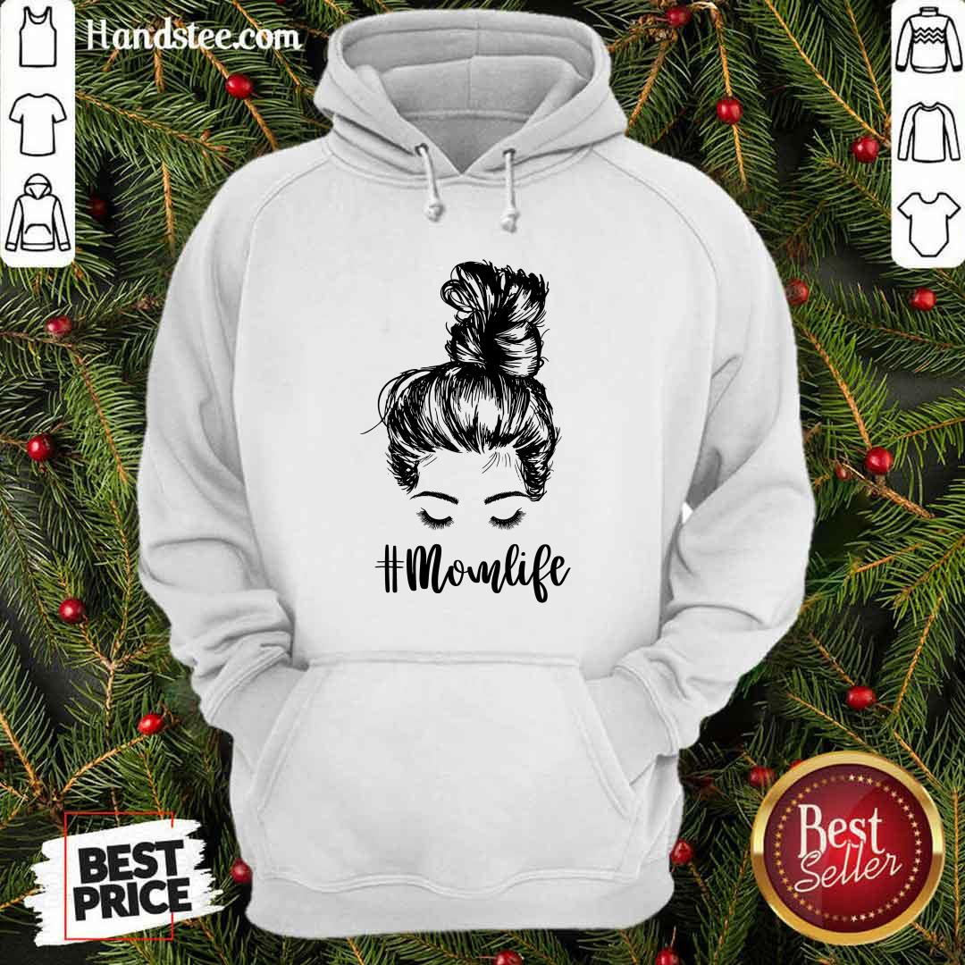 Delighted Mom Life Hair In Bun Shirt