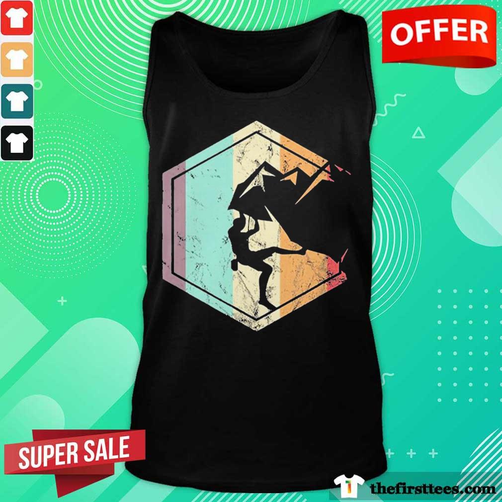 Delighted Vintage Rock Climb Mountain Shirt