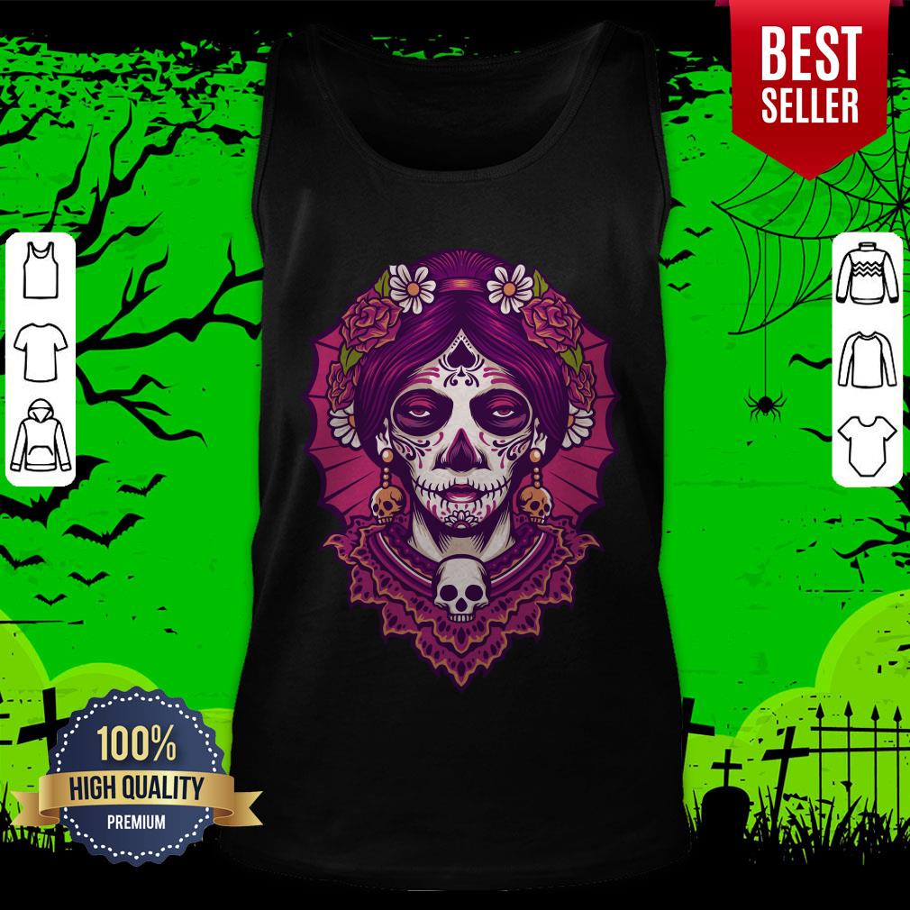 Dia De Los Muertos Day Dead Sugar Skull Women Shirt