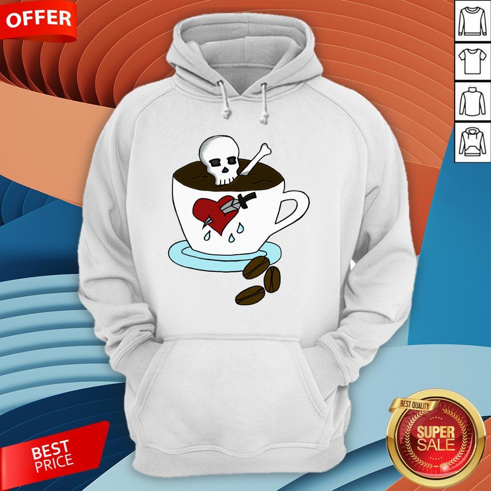 Dia De Los Muertos Day Of The Dead Before Decaf Skull Coffee Shirt