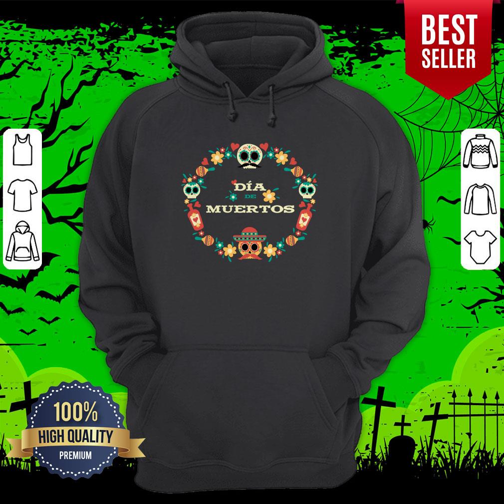 Dia De Muertos Day Of Dead Sugar Skull In Mexican Shirt