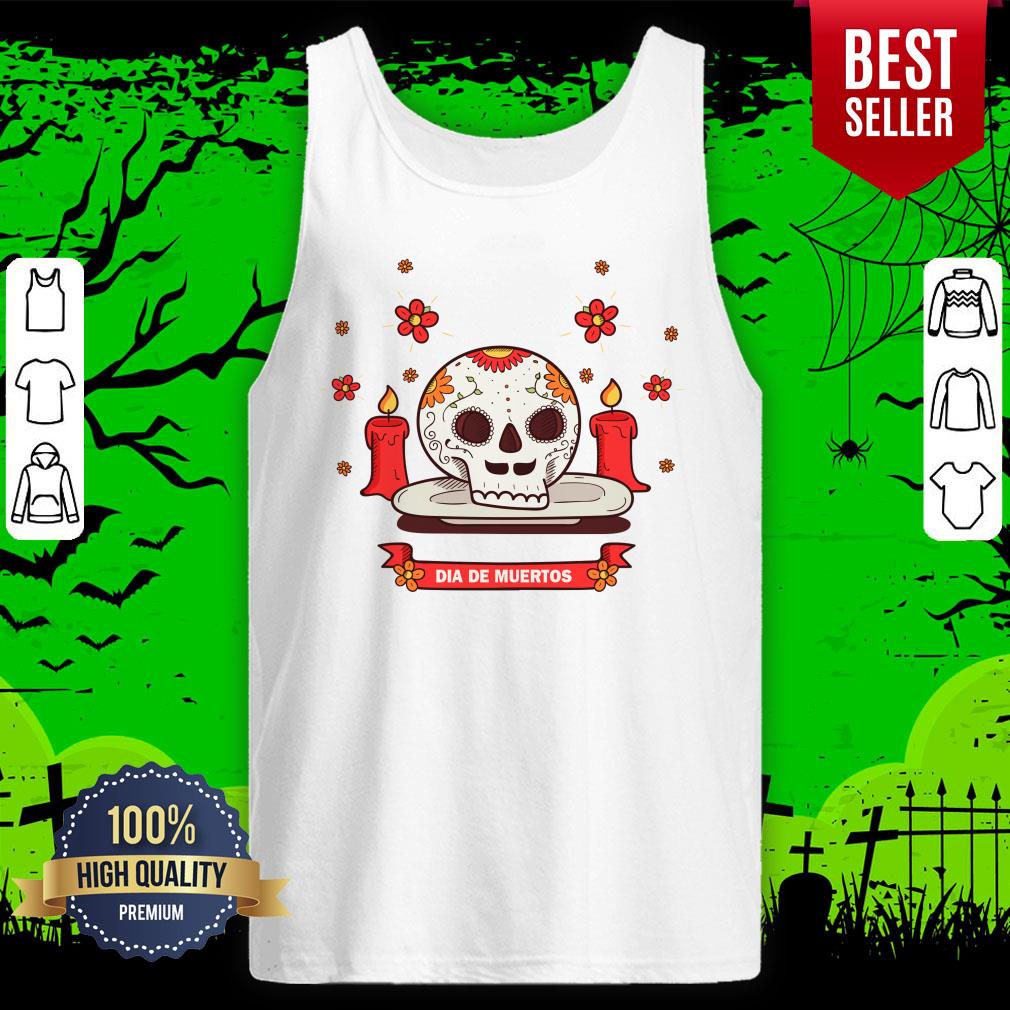 Dia De Muertos Sugar Skull Happy Mexican Holiday Shirt