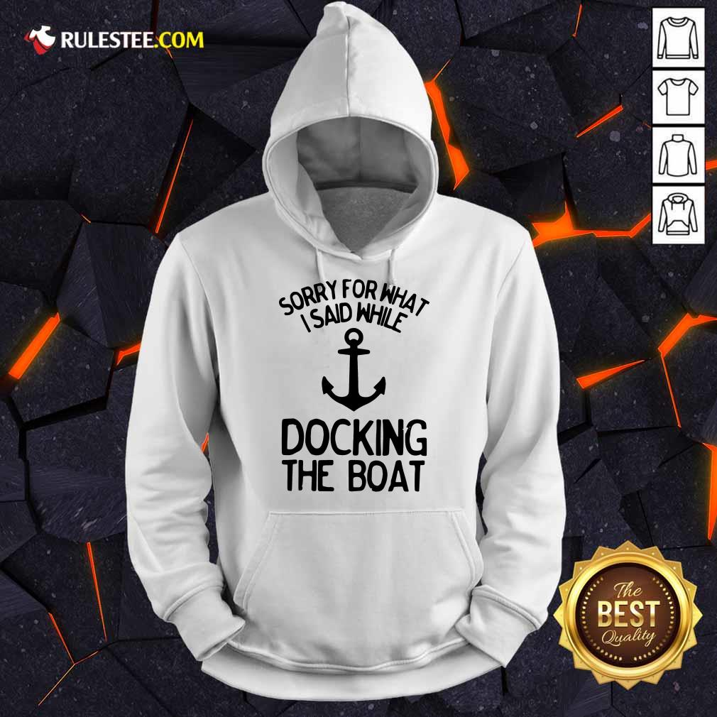 Docking The Boat Anchor Shirt