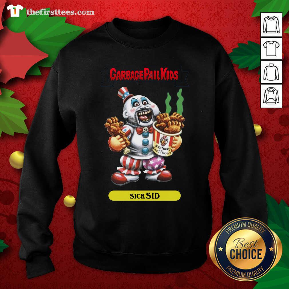 Awesome Captain Spaulding Garbage Pail Kids Sick Sid Shirt