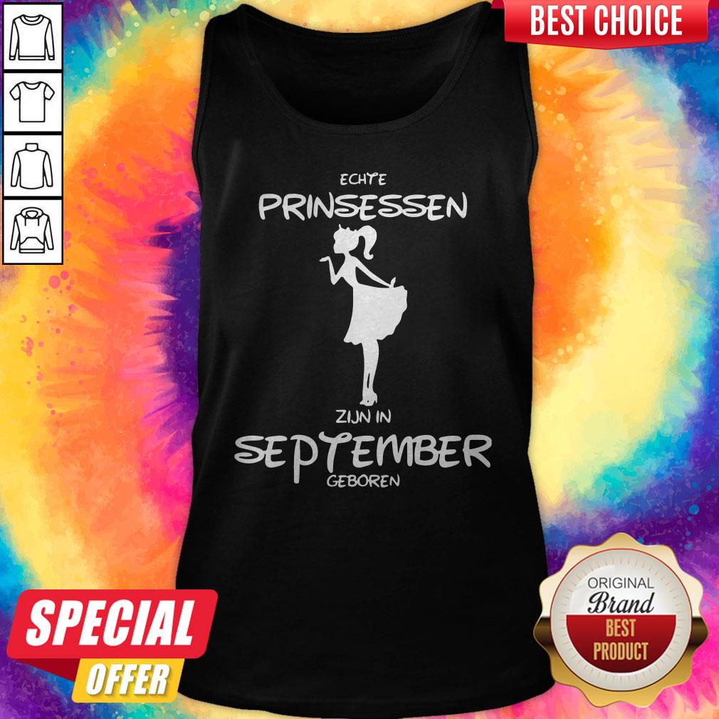 Echte Prinsessen Zijn In September Geboren Shirt