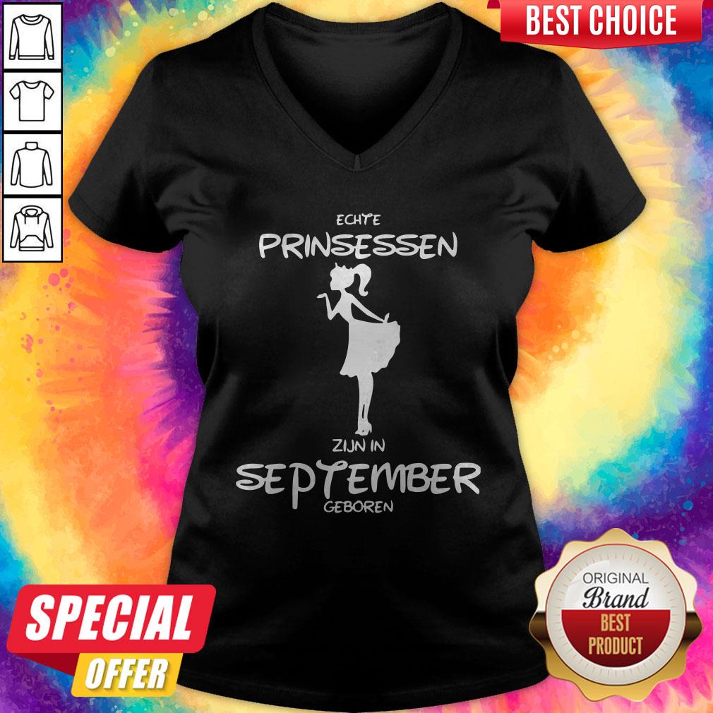 Echte Prinsessen Zijn In September Geboren Shirt