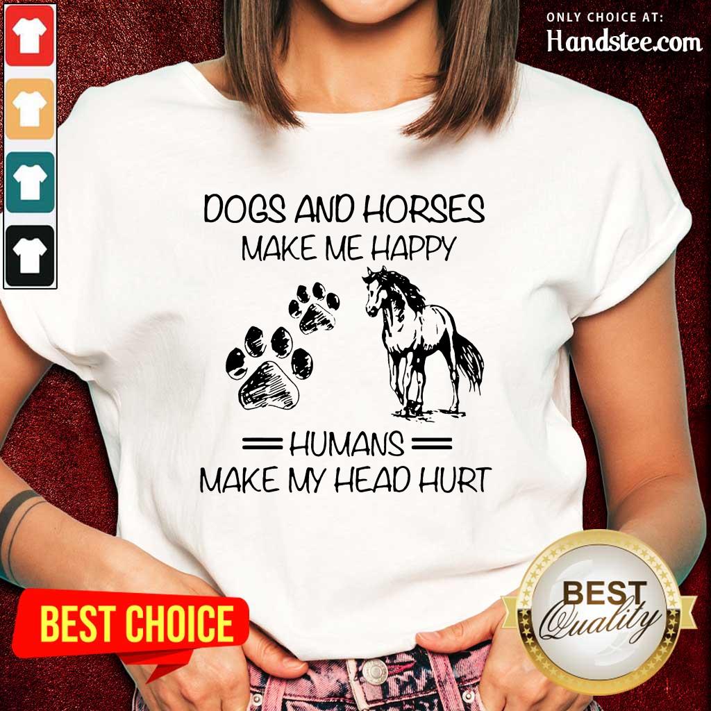 Ecstatic Dogs And Horses Humans Shirt