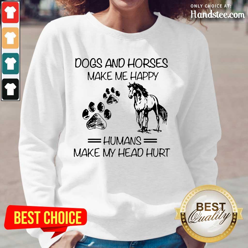 Ecstatic Dogs And Horses Humans Shirt