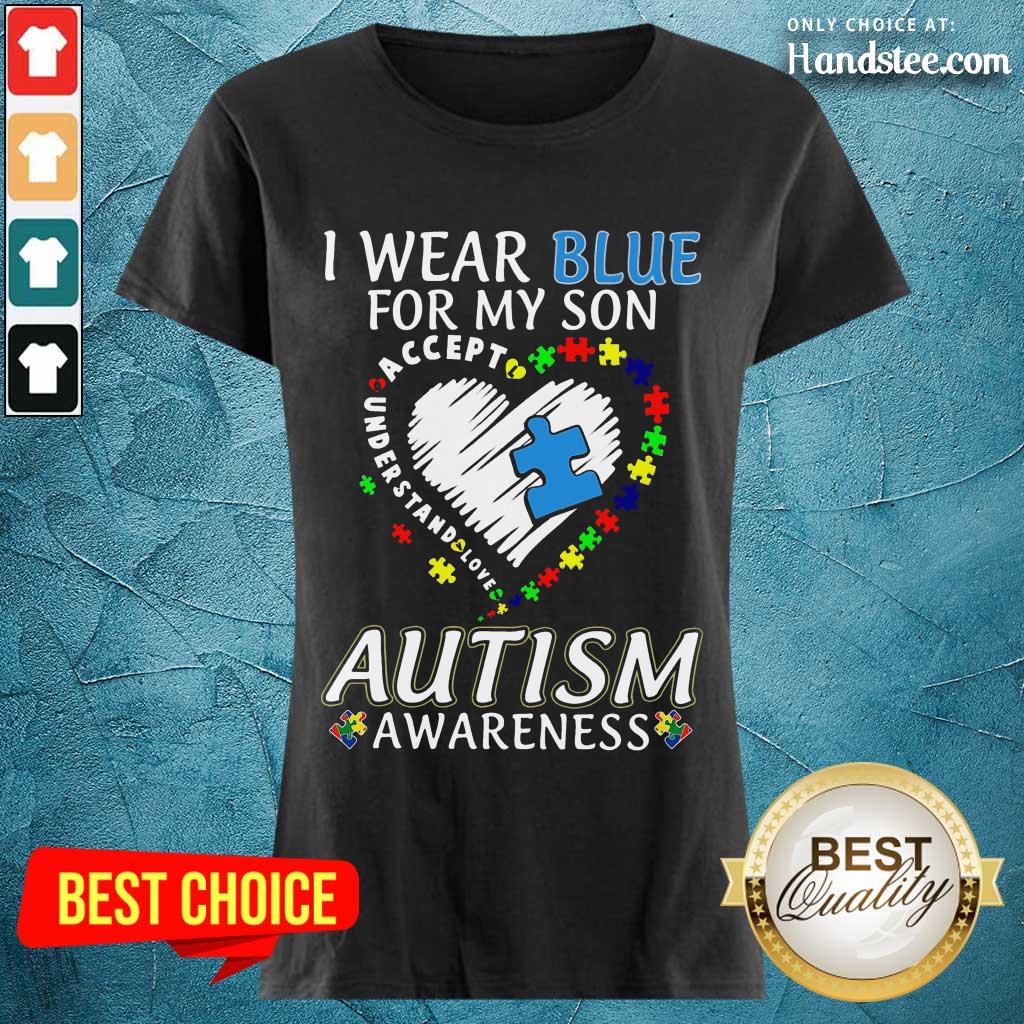 Ecstatic I Wear Blue For My Son Shirt