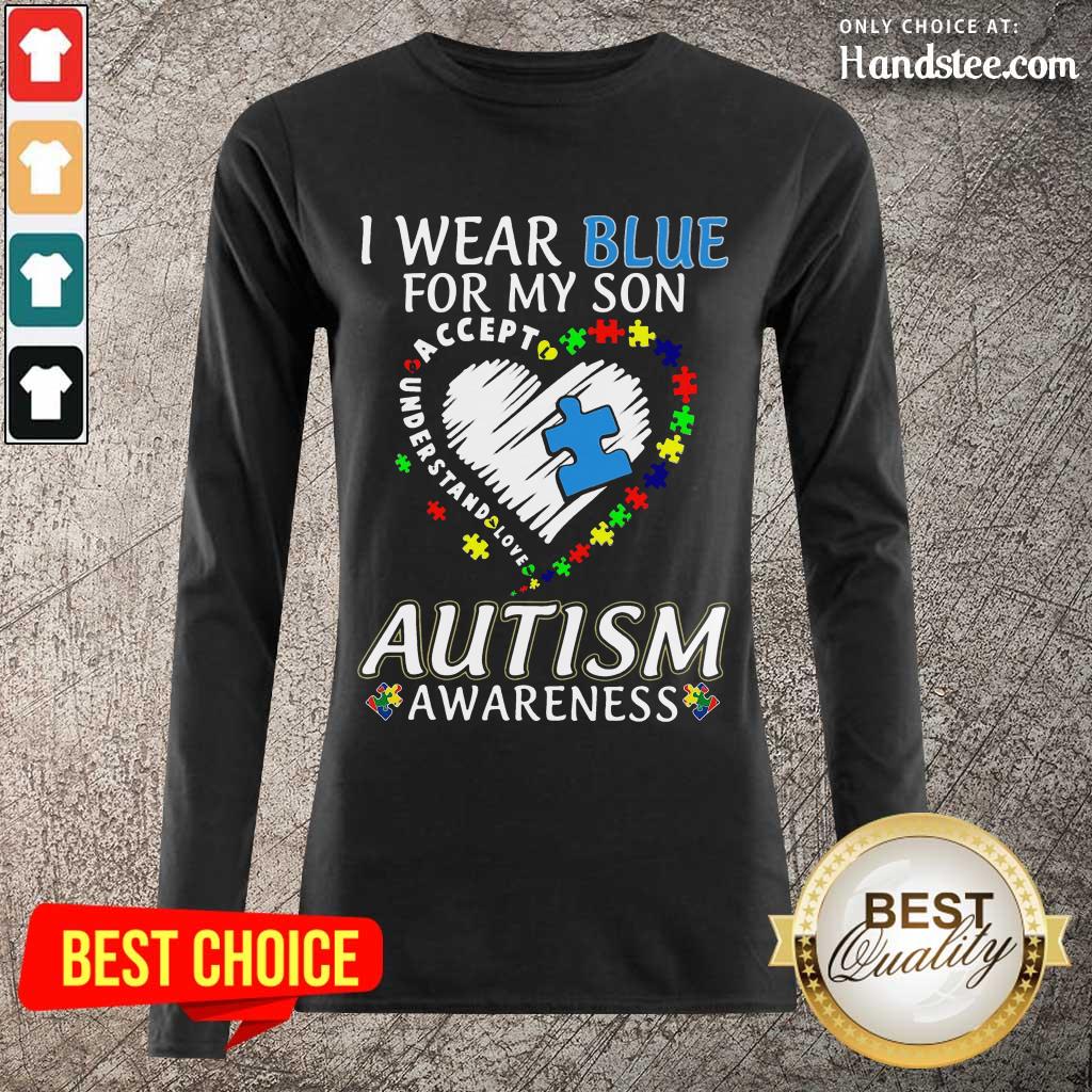 Ecstatic I Wear Blue For My Son Shirt