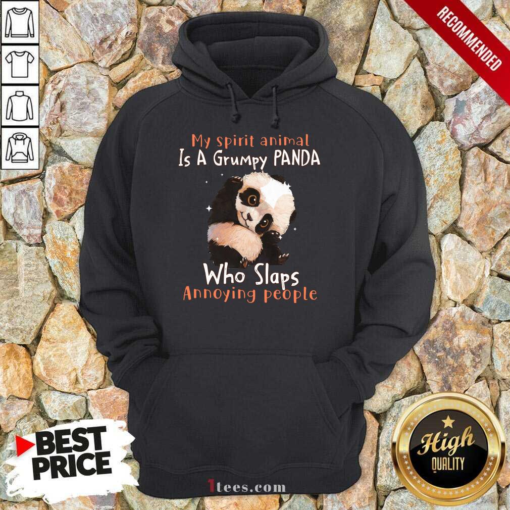 Enthusiastic Spirit Animal A Grumpy Panda Shirt