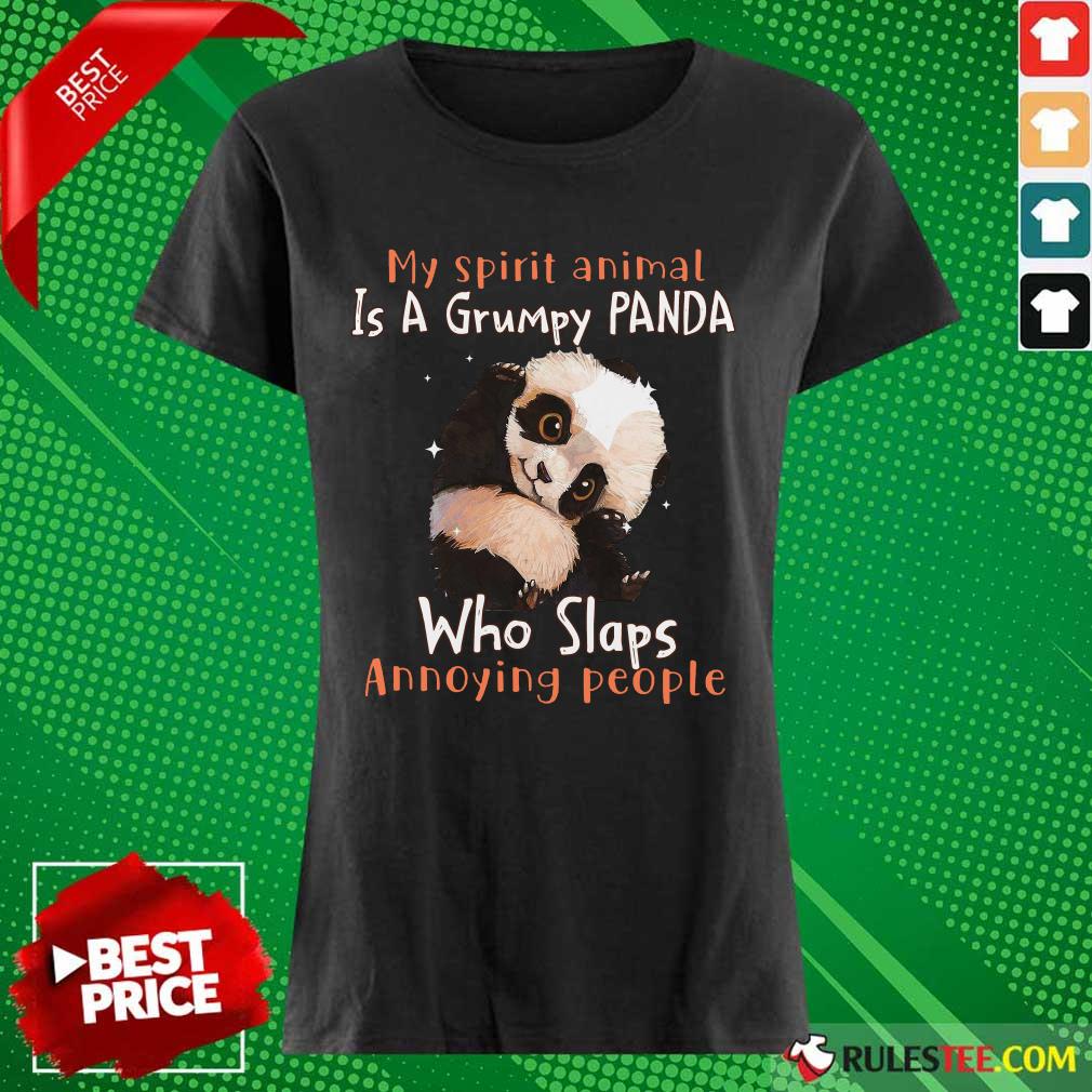 Enthusiastic Spirit Animal Grumpy Panda Shirt