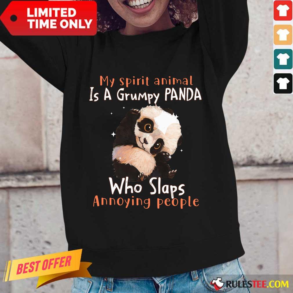 Enthusiastic Spirit Animal Grumpy Panda Shirt