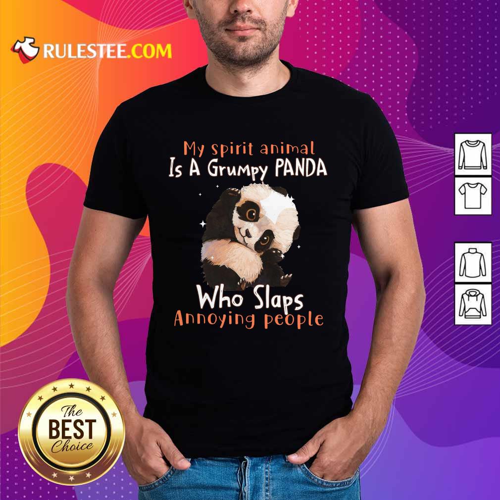 Enthusiastic Spirit Animal Grumpy Panda Shirt