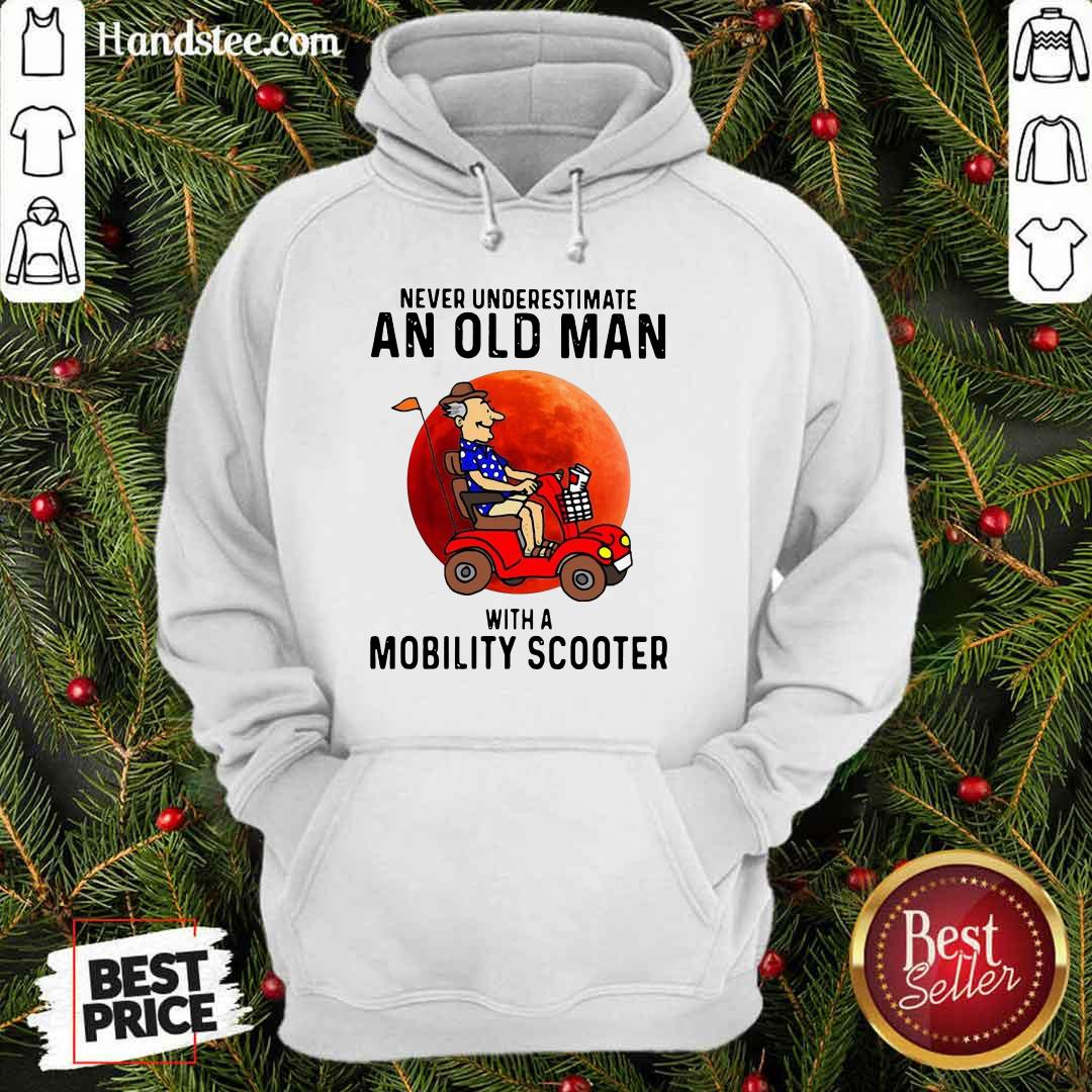 Excited Old Man A Mobility Scooter 1 Shirt
