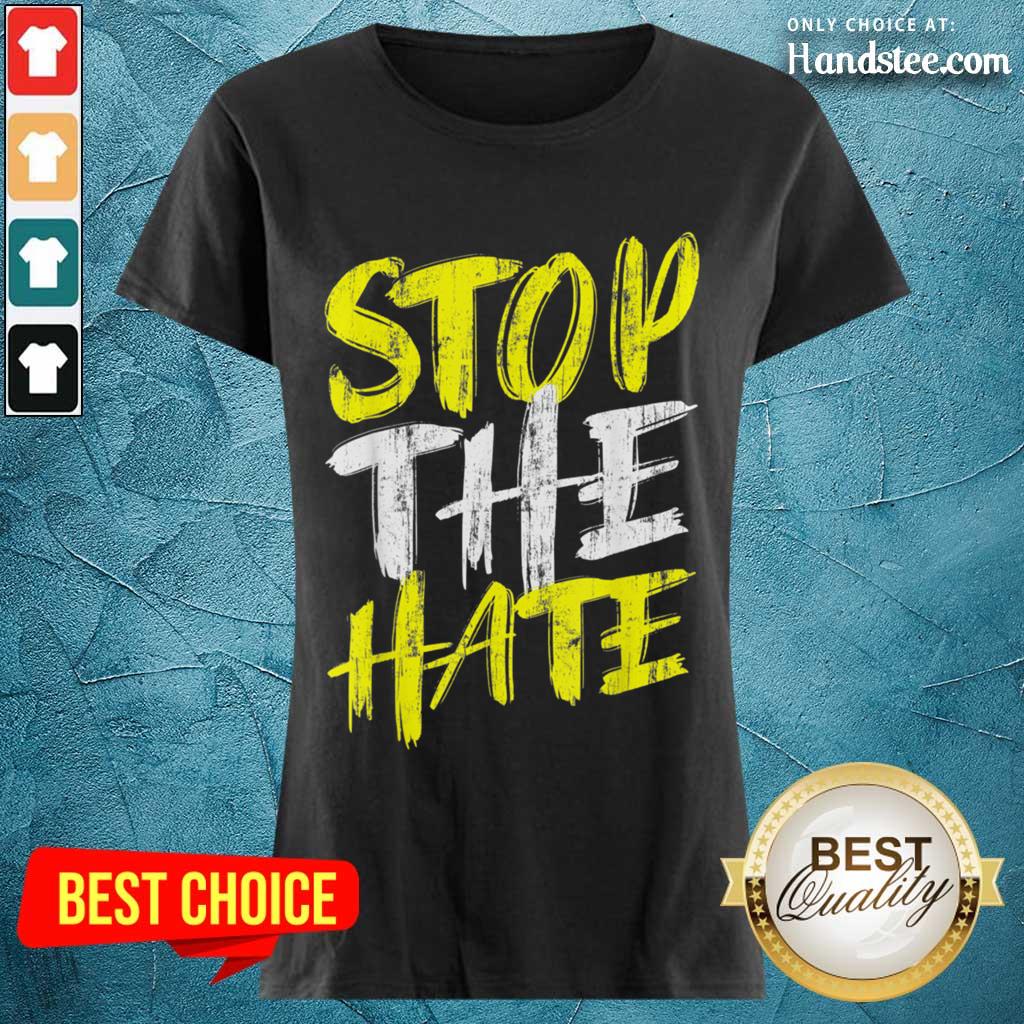 Excited Stop The Hate Asian Comfortable Shirt