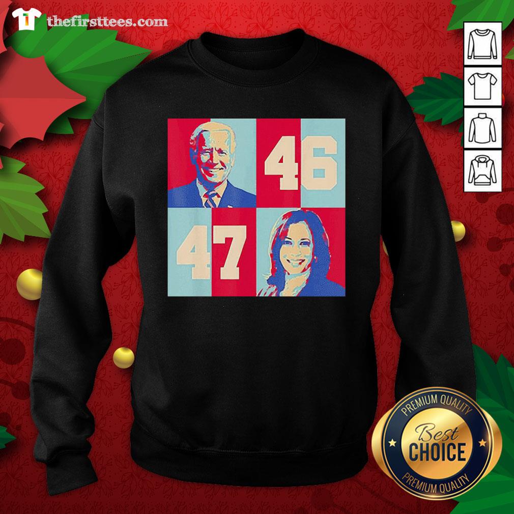Funny Joe Biden And Kamala Harris 46 47 Shirt