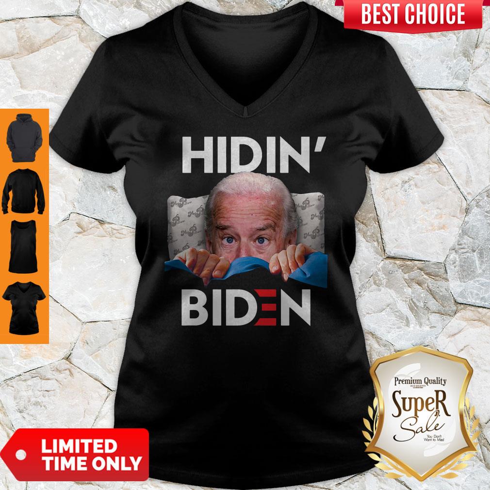 Hiding From Biden For President 2020 Funny Political Shirt