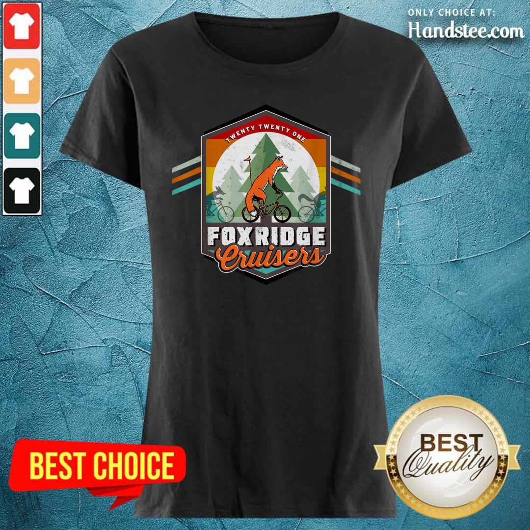 Foxridge Cruisers 2021 Fox Riding A Bike Shirt
