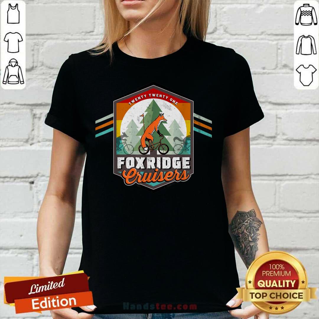 Foxridge Cruisers 2021 Fox Riding A Bike Shirt