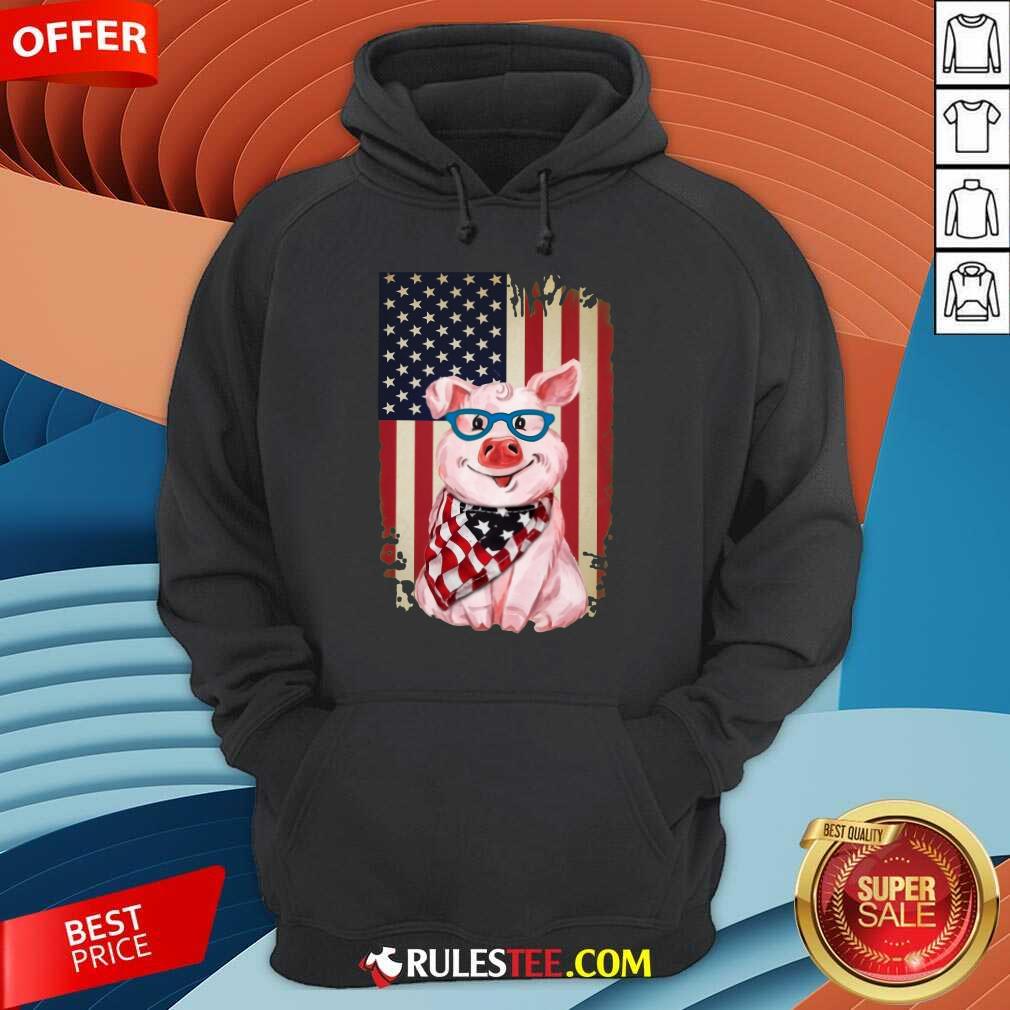 Pig American Flag Shirt