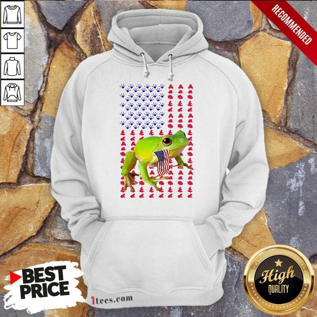 Frog American Flag Shirt
