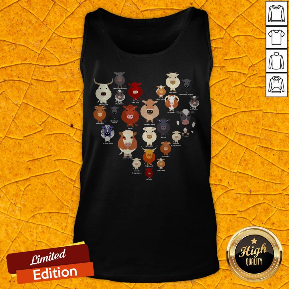 Funny Cow Heart Shirt