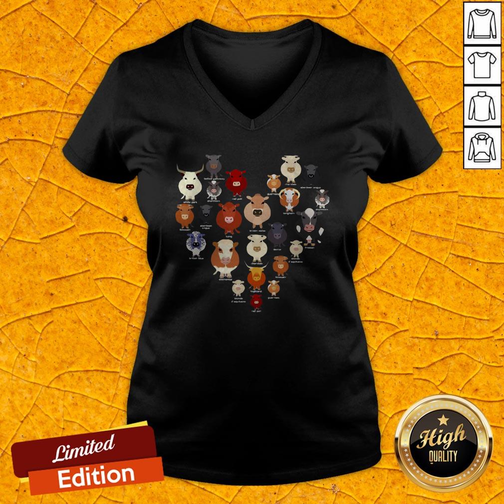 Funny Cow Heart Shirt