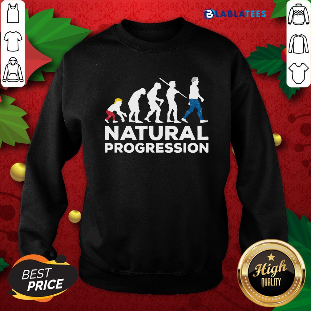 Funny Evolution Anti Trump Natural Progression 2020 Shirt