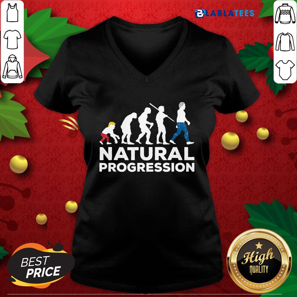 Funny Evolution Anti Trump Natural Progression 2020 Shirt