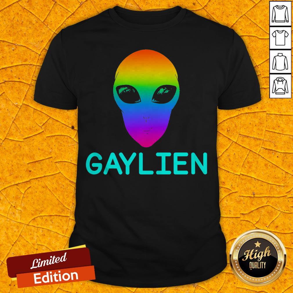 Funny Gaylien Gay Alien Gift LGBT Gay Pride Month Shirt
