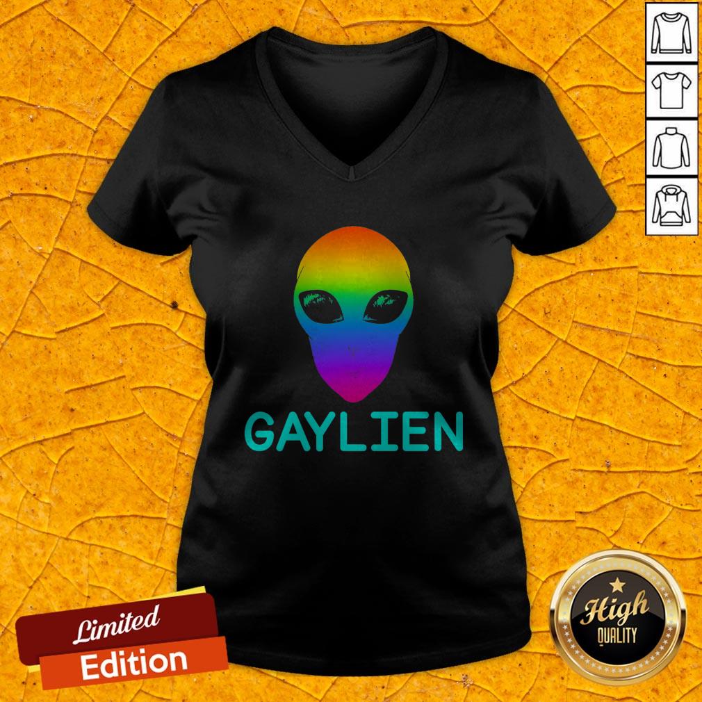 Funny Gaylien Gay Alien Gift LGBT Gay Pride Month Shirt