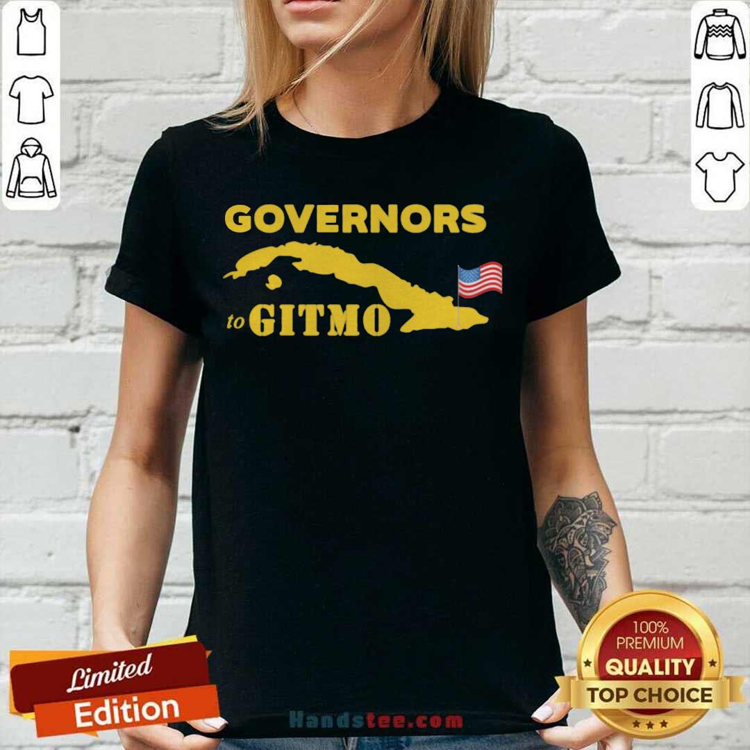 Funny Governors To Gitmo American Flag Shirt