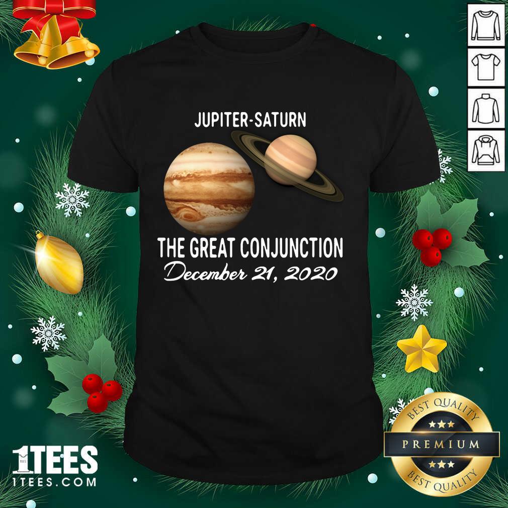 Funny Jupiter Saturn The Great Conjunction December 21 2020 Shirt