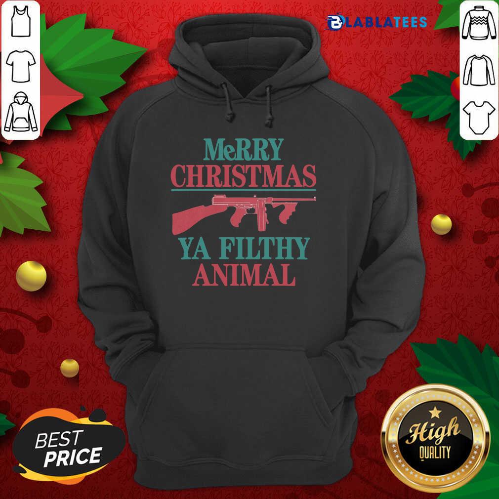 Funny Merry Christmas Ya Filthy Animal Shirt