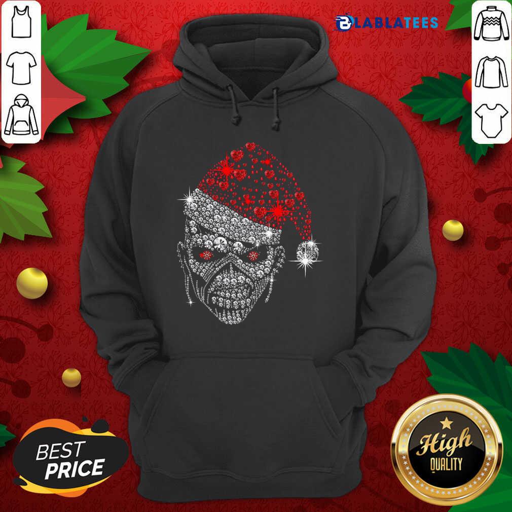Funny Santa Skull Diamond Christmas Shirt