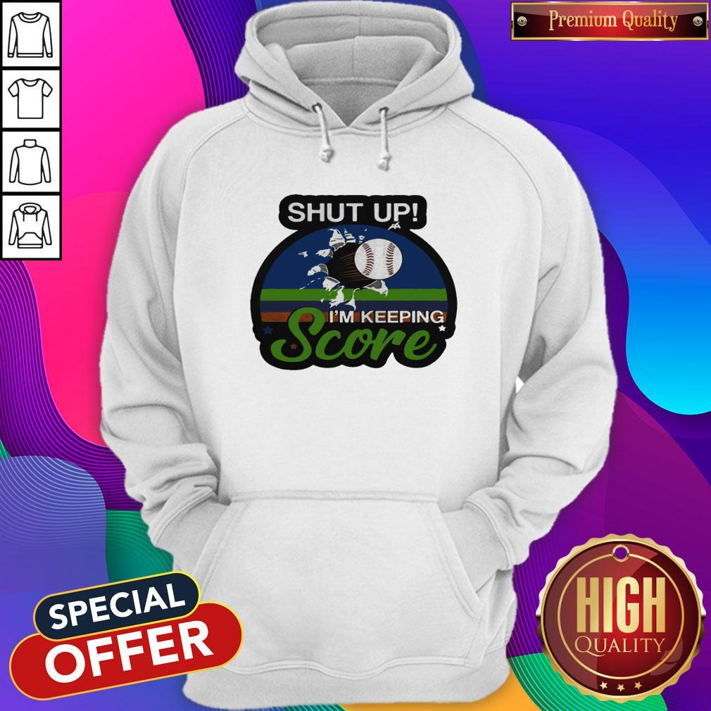 Funny Shut Up I’m Keeping Score Vintage Retro Shirt
