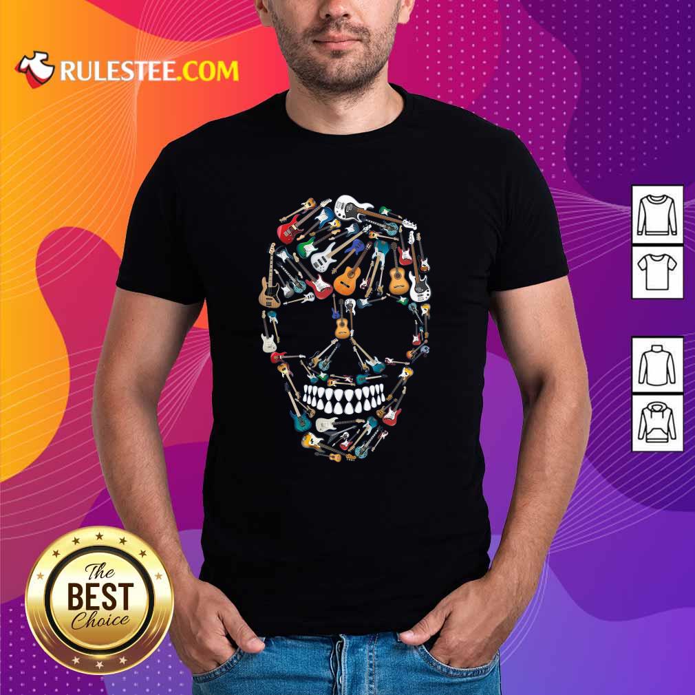 Funny Skull Guitars Shirt